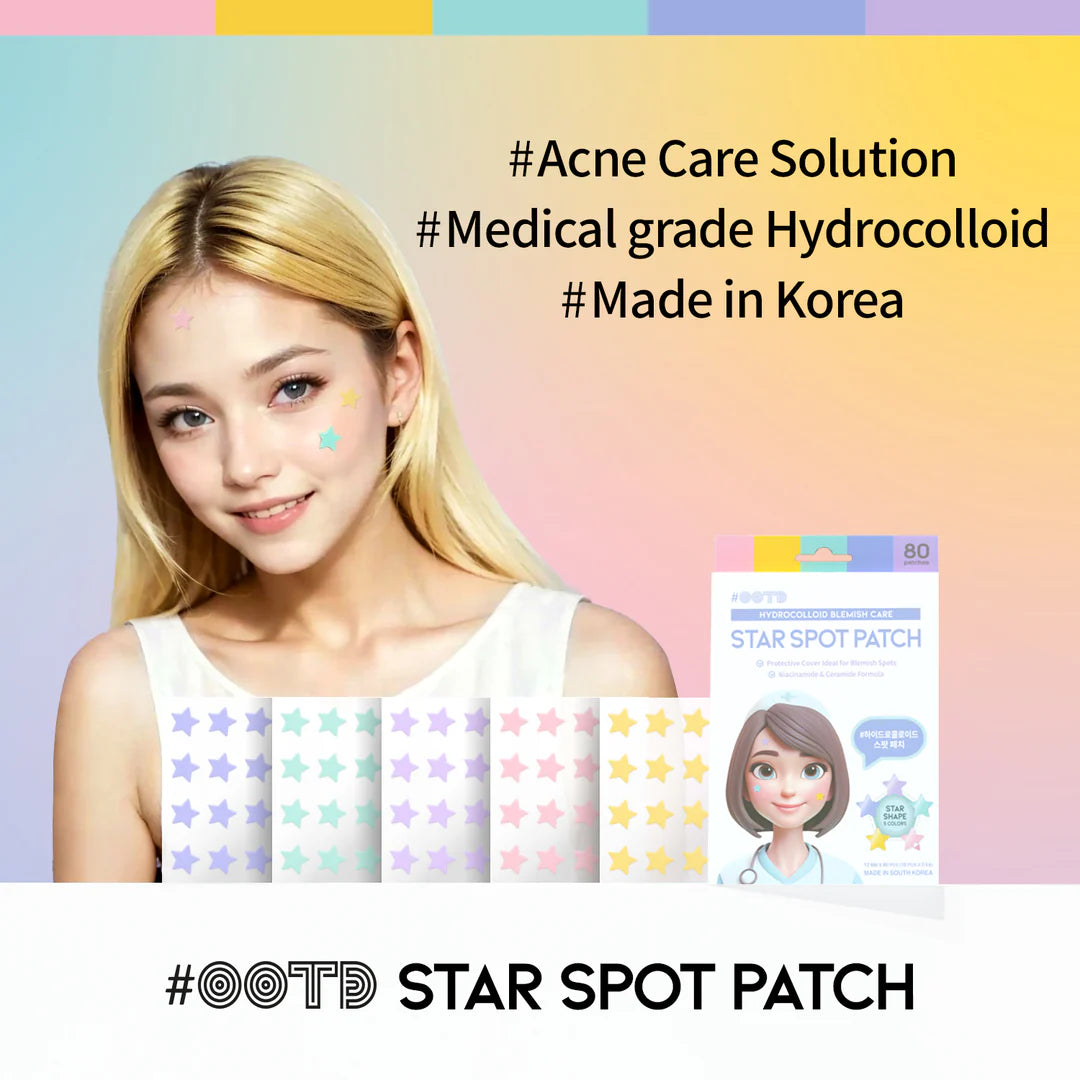 OOTD- Hydrocolloid Star Spot Patch-80 pcs