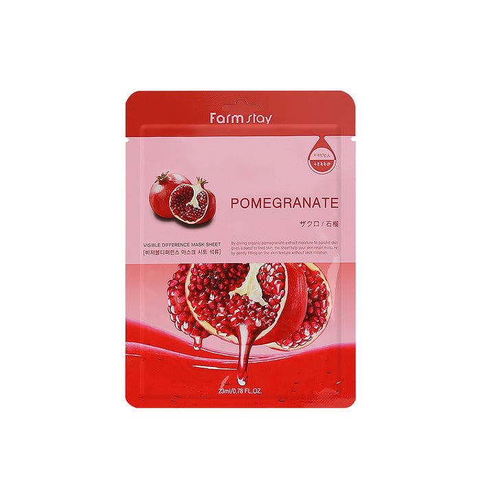 Farmstay - Visible Difference Pomegranate Mask Sheet