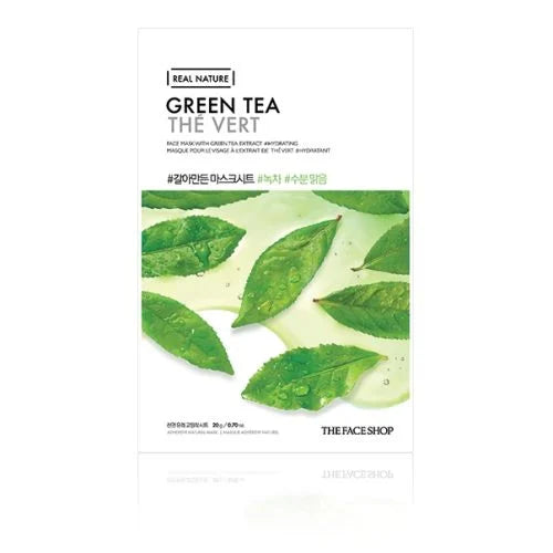 The Face Shop - Real Nature Face Mask Sheet Green Tea