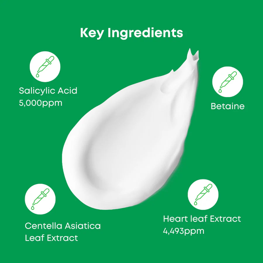 Nine Less A-Control Heartleaf & BHA Foam Cleanser-120ml