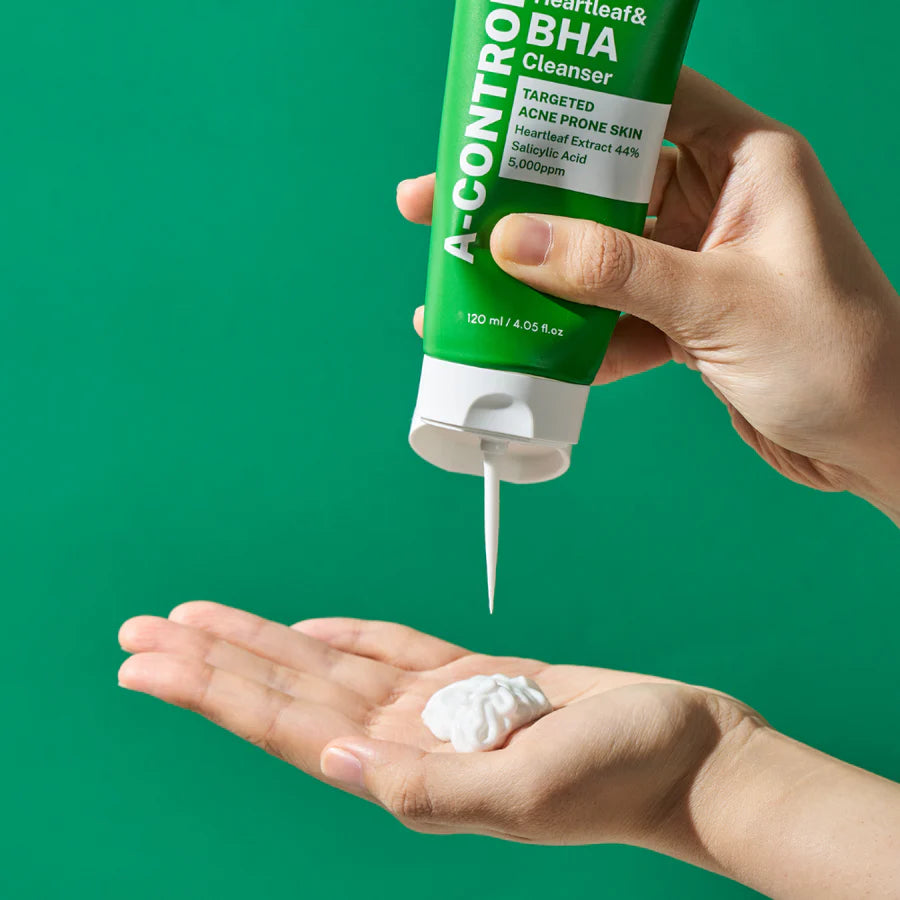 Nine Less A-Control Heartleaf & BHA Foam Cleanser-120ml