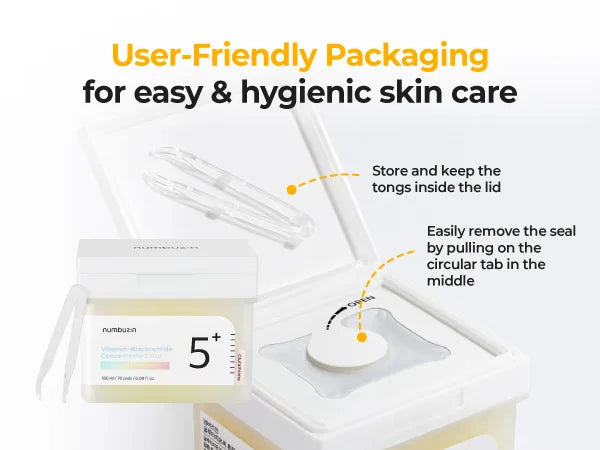 Numbuzin - No.5 Vitamin-Niacinamide Concentrated Pad