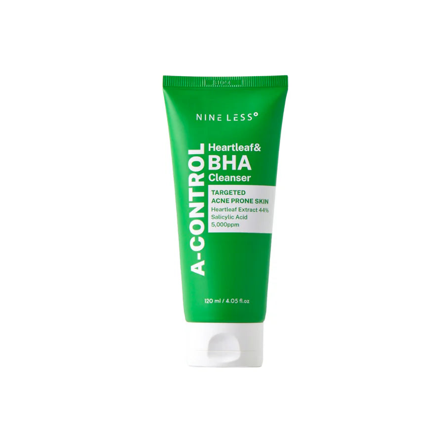 Nine Less A-Control Heartleaf & BHA Foam Cleanser-120ml