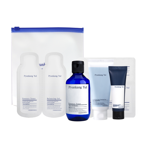 Pyunkang Yul- Essence Toner 100ml + Nutrition Cream 20ml+ Low pH Pore Deep Ceansing Foam 40ml +Sachet 1ea